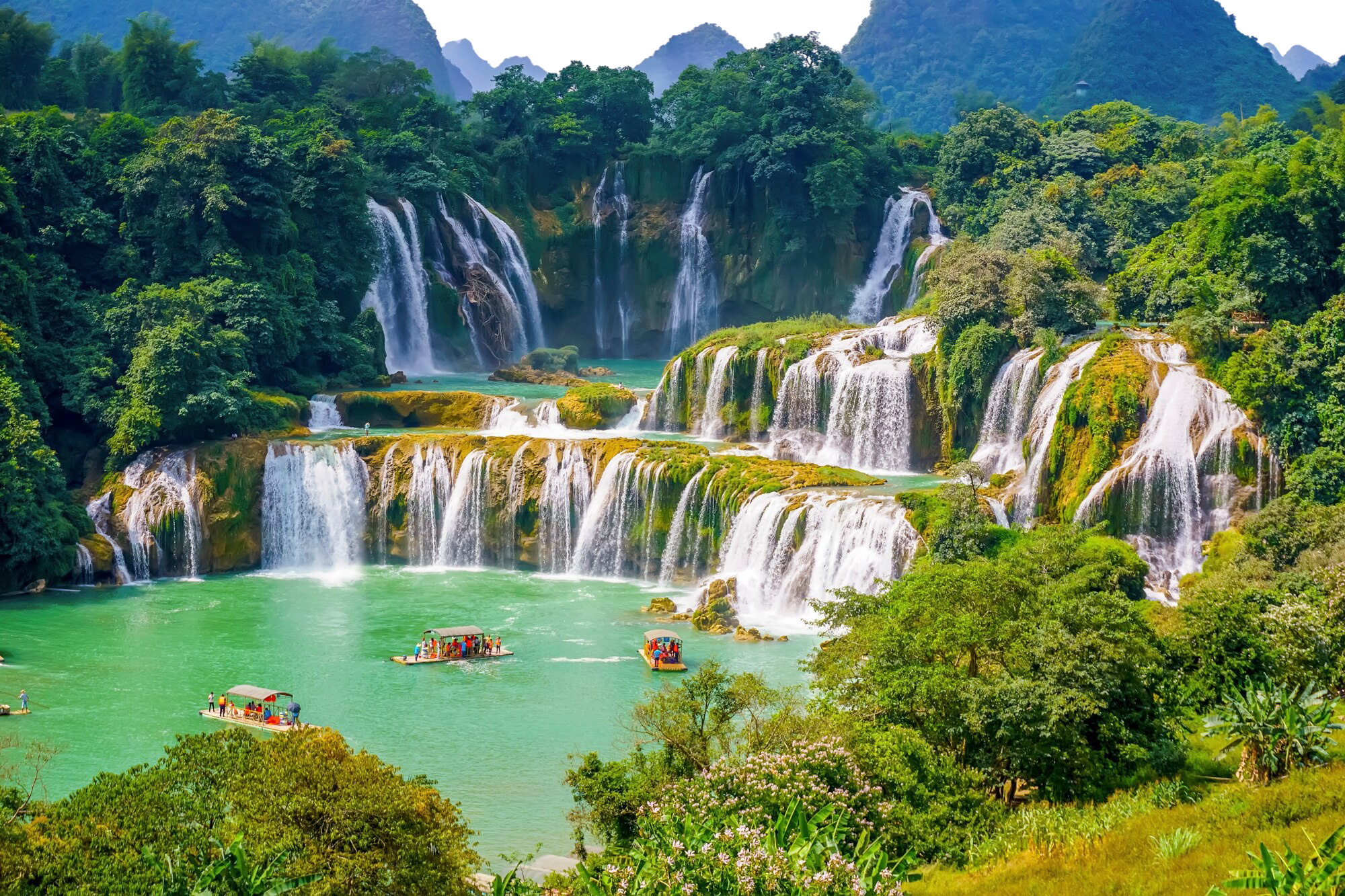 environment landscape stone cascade saigon beautiful